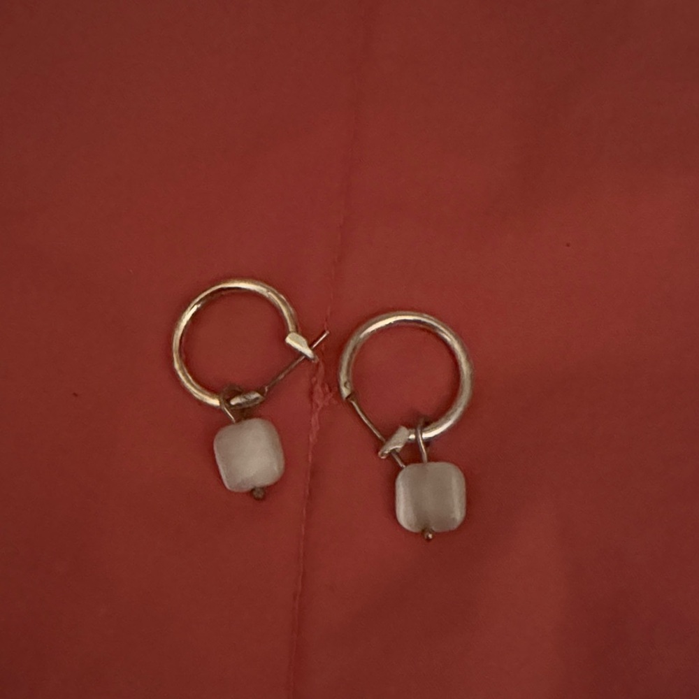 Elegant Silver Hoop Earrings